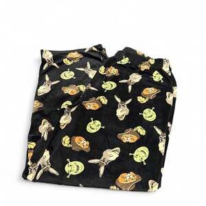 Shrek Fleece Pajama Pants Black Character Print